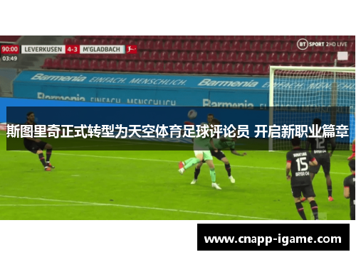 斯图里奇正式转型为天空体育足球评论员 开启新职业篇章